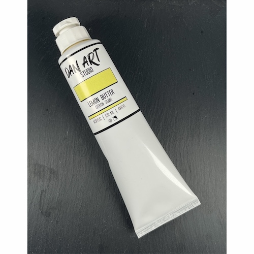 Dan Art Akryl maling Citron smør 120ml