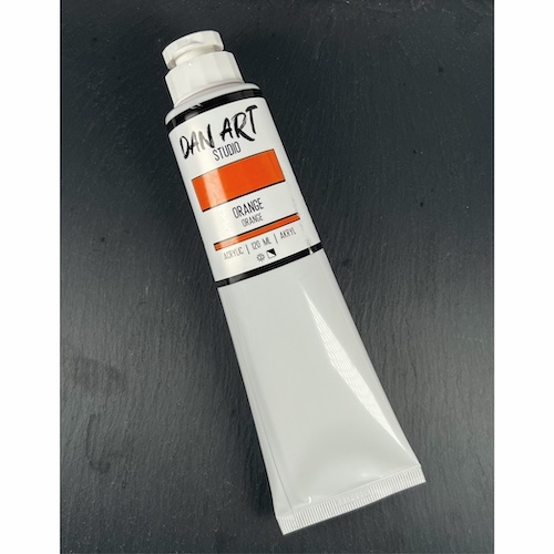 Dan Art Akryl maling Orange 120ml