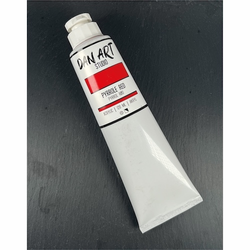 Dan Art Akryl maling Pyrrol rød 120ml