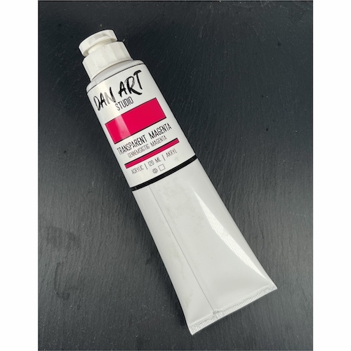 Dan Art Akryl maling Transparent magenta 120ml