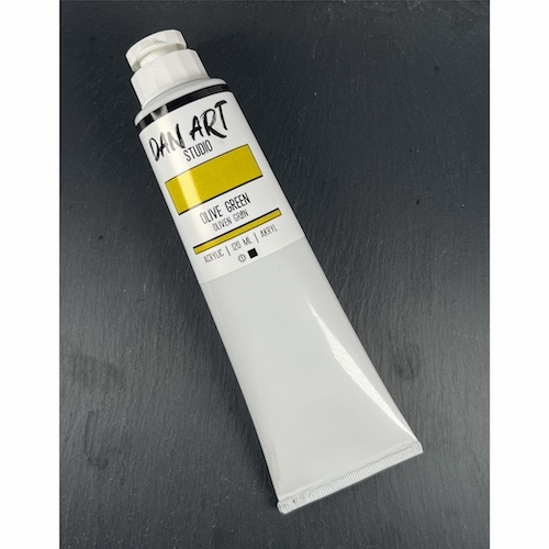 Dan Art Akryl maling Oliven grøn 120ml