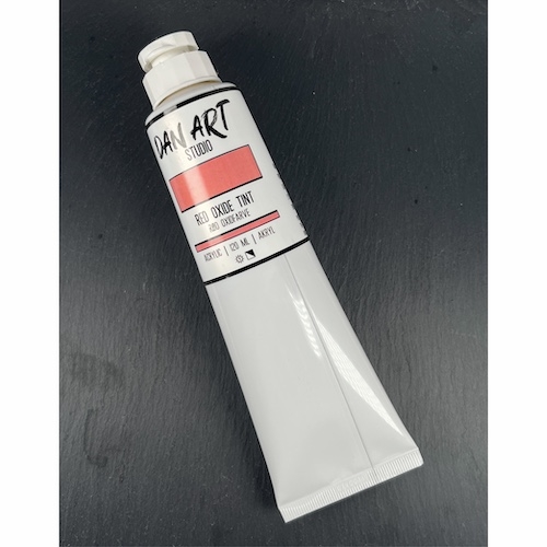 Dan Art Akryl maling Rød oxidfarve 120ml