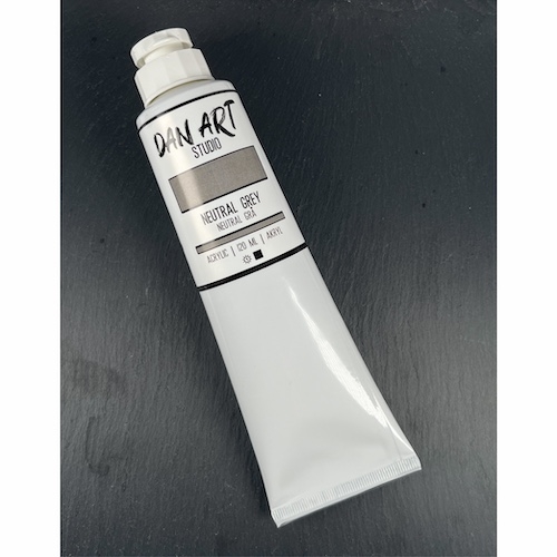 Dan Art Akryl maling Neutral grå 120ml