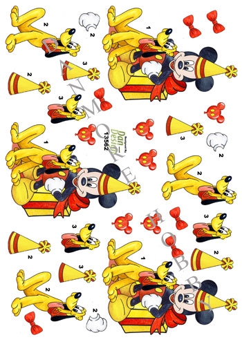 3D Mickey og Pluto Disney