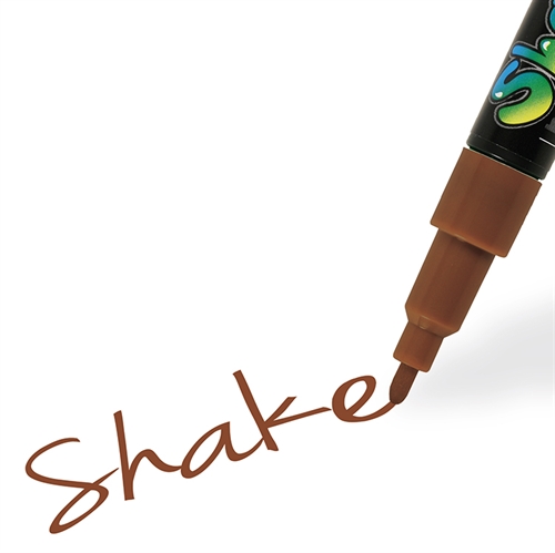 Shake tusch fine, cacao 2,5mm