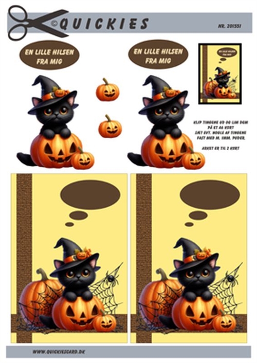 3D Kat og halloween