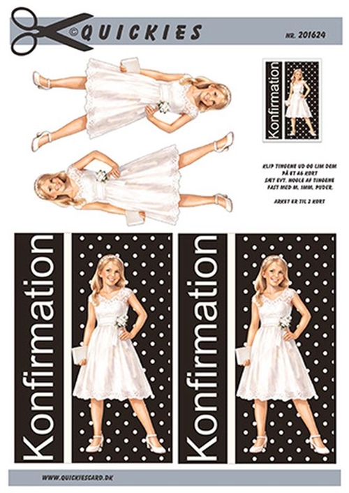 3D Konfirmationspige