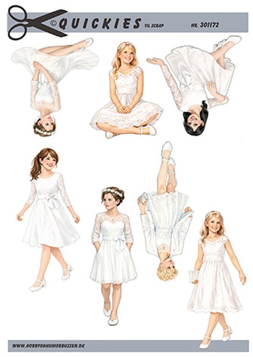 Konfirmationspige Quickies til scrap