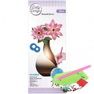 Diamond blomstersæt 2 stk