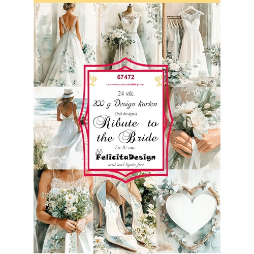 Toppers Ribute to the bride 24stk 7x10cmcm 200g