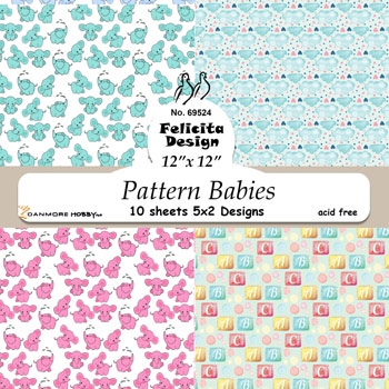 Felicita Design Pattern Babies 5x2design 30,5x30,5cm 200g