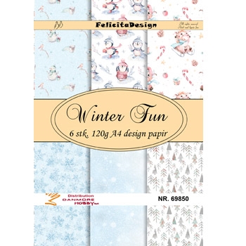 Felicita Design Winter Fun 6 stk A4 120g