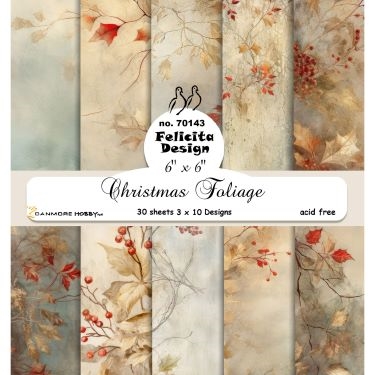 Felicita Design Christmas foliage 3x10design 15x15cm 200g