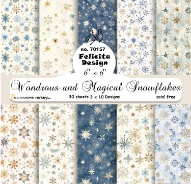 Felicita Design Wondrous and magical snowflakes 3x10design 15x15cm 200g