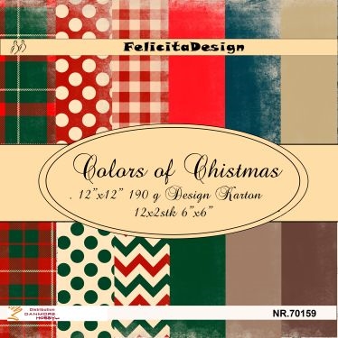 Felicita Design Colors of christmas 6 stk 30,5x30,5cm 190g