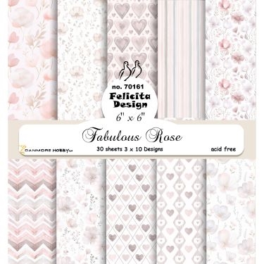 Felicita Design Fabulous rose 3x10design 15x15cm 200g