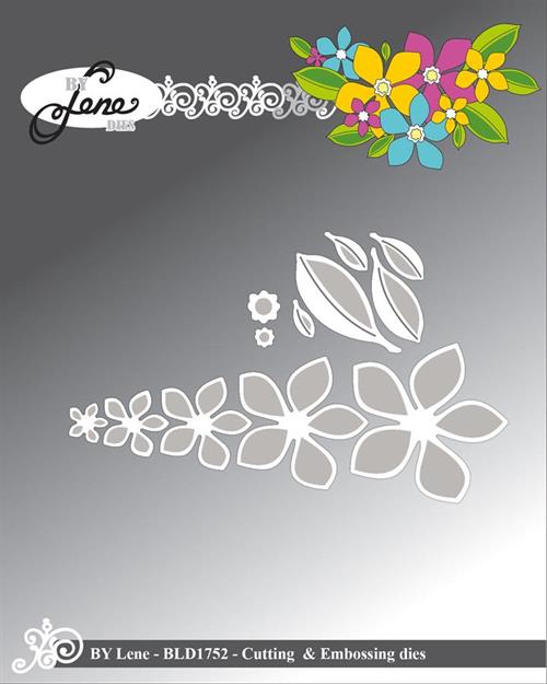 By Lene dies Flowers Største 3,5x3,4cm