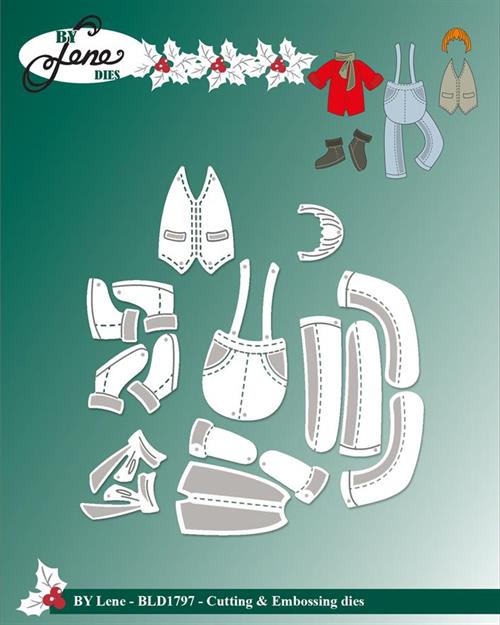 By Lene dies Accessones for BLD1796 Største 2x3,9cm