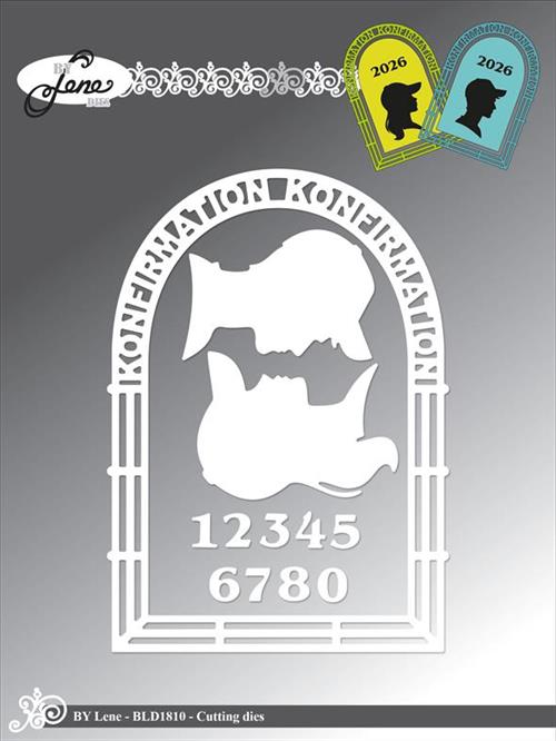 By Lene dies Konfirmation ramme 9,3x13cm