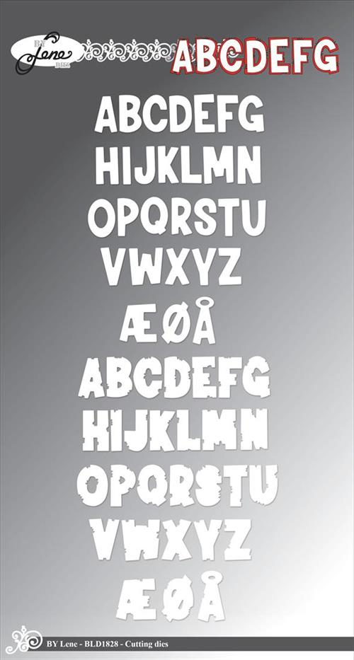 By Lene dies Alfabet A 1,3x2cm