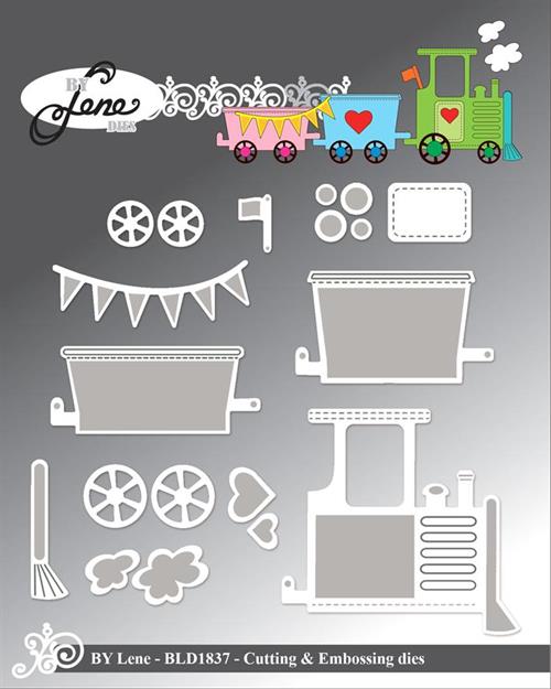 By Lene dies Train Største 5,7x5,4cm