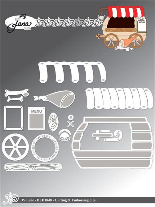 By Lene dies Stall Største 9,2x5,9cm