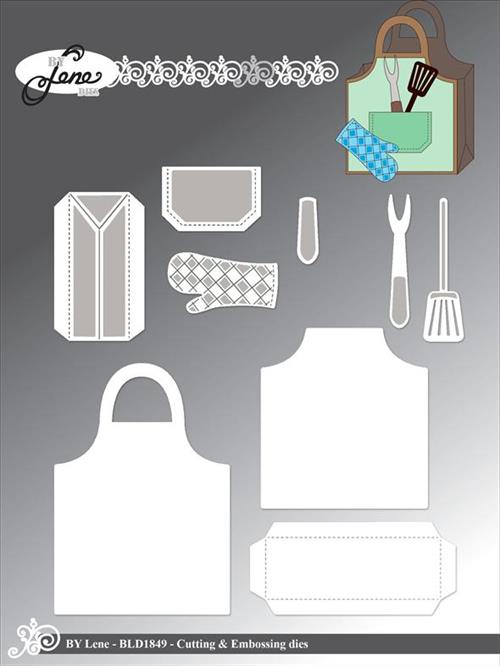 By Lene dies Apron box Største 7x10cm