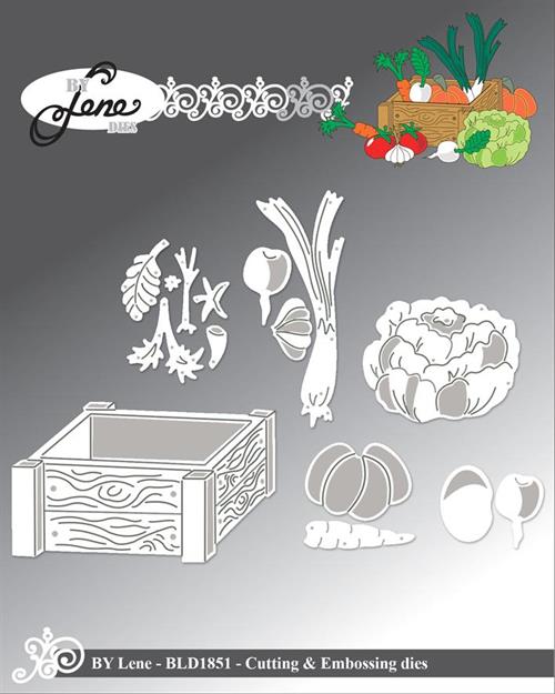 By Lene dies Vegetables Største 6,9x4,2cm