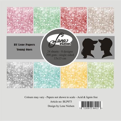 By Lene Young ones 24 ark 15x15cm 200g