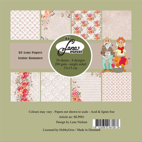 By Lene Senior romance 24 ark 15x15cm 200g