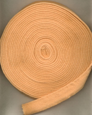 Beige-fersken 6cm tubestrik 1m