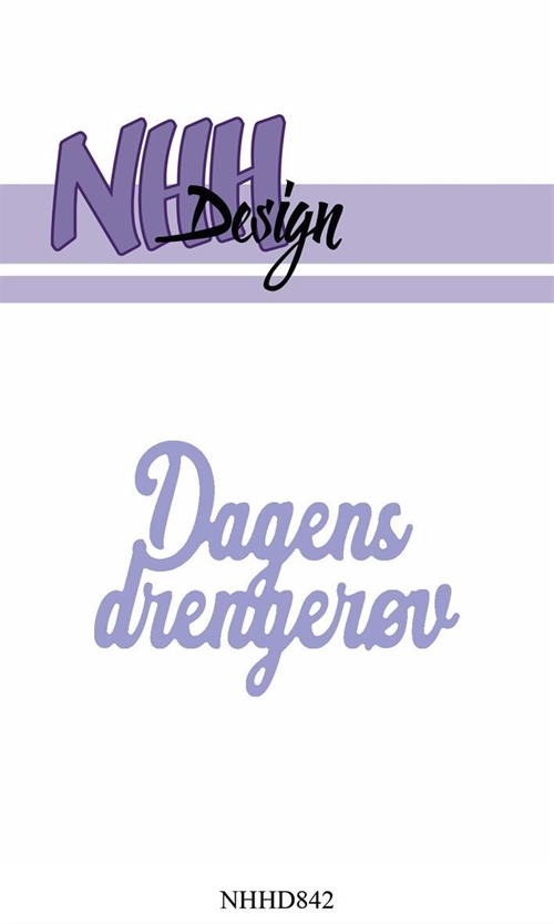  NHH Design die Dagens drengerøv 6,2x4,4cm