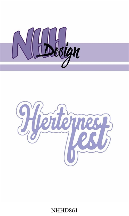  NHH Design Dies Hjerternes Fest 7x4,8cm