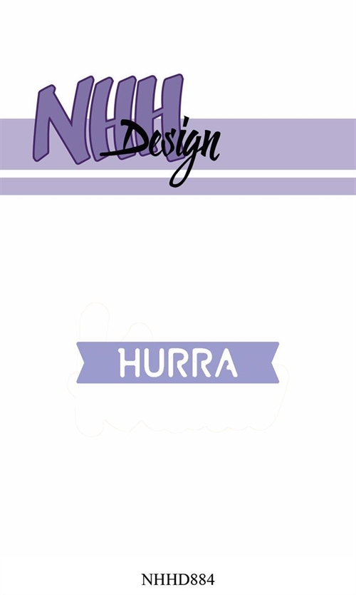  NHH Design dies Hurra 5,4x1,3cm