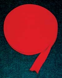 Rød 3cm tubestrik 1m