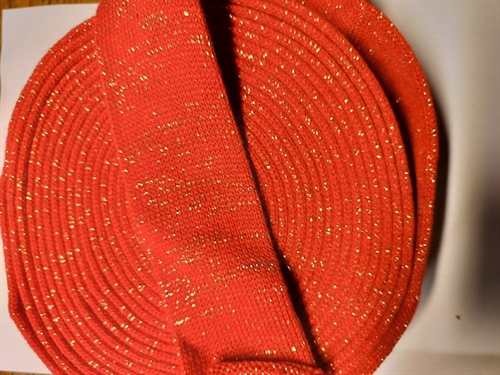 Rød-guld 4cm tubestrik 1m