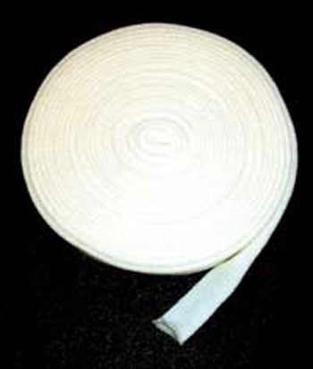 Råhvid 5cm tubestrik 1m